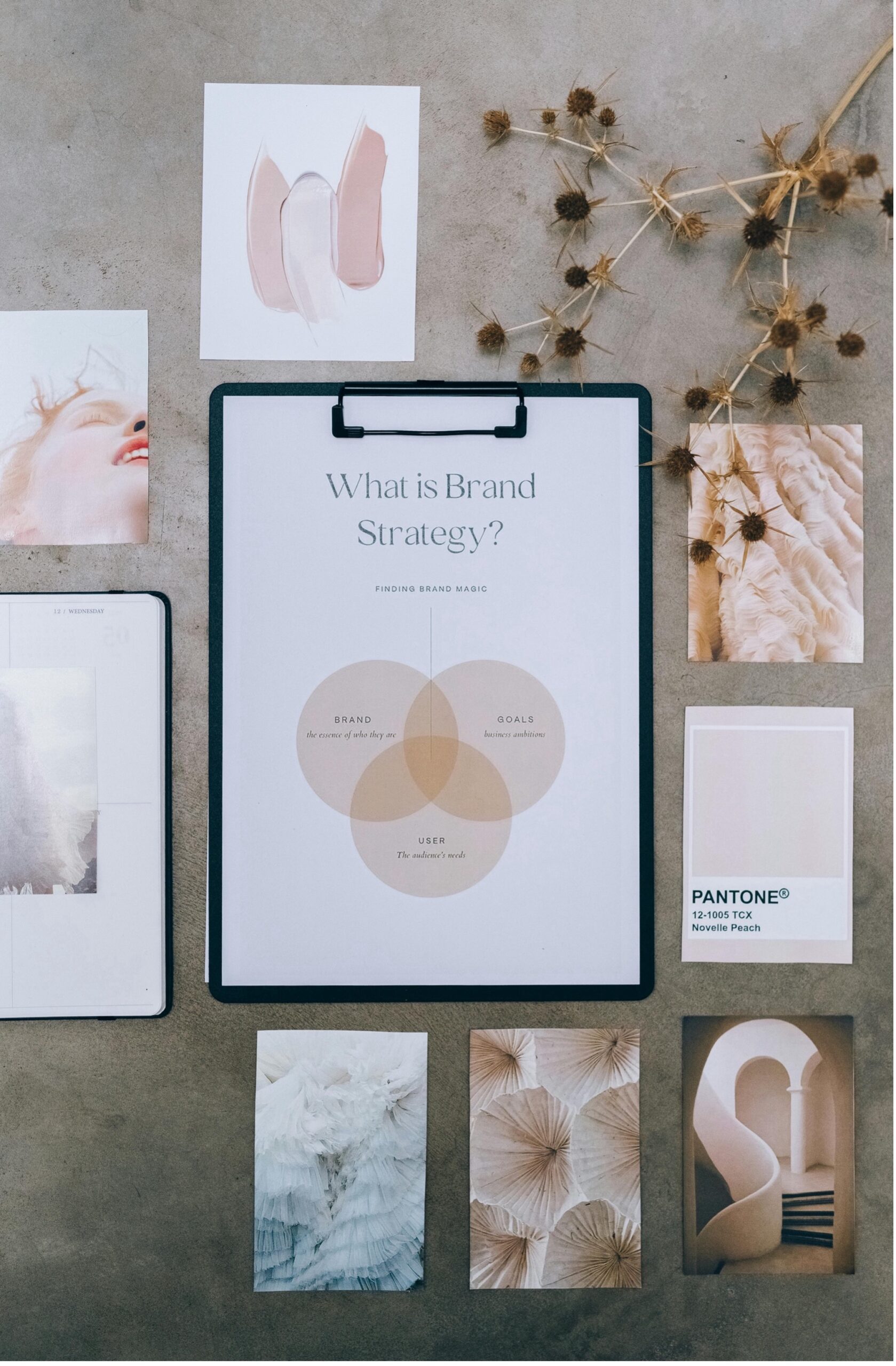 Brand strategy mood board