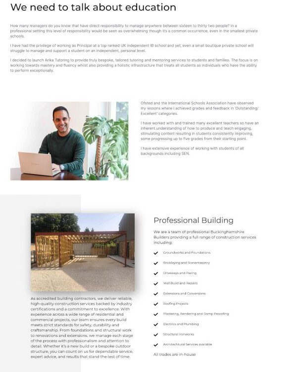 My latest websites